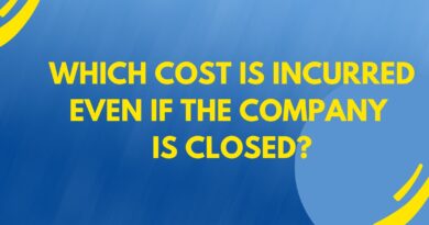 Which Cost Is Incurred Even If The Company Is Closed?