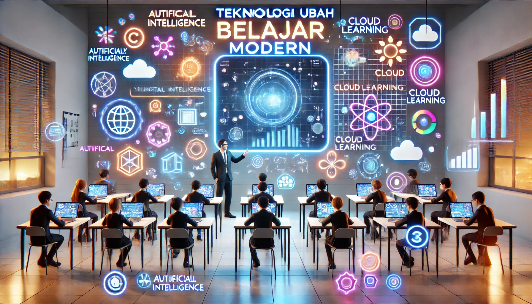 Teknologi Ubah Belajar Modern