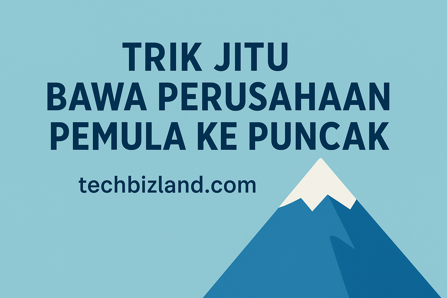 Trik Jitu Bawa Perusahaan Pemula ke Puncak