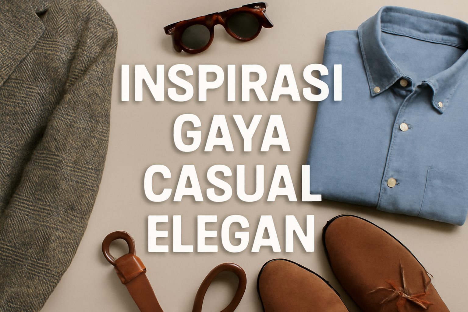 Inspirasi Gaya Casual Elegan