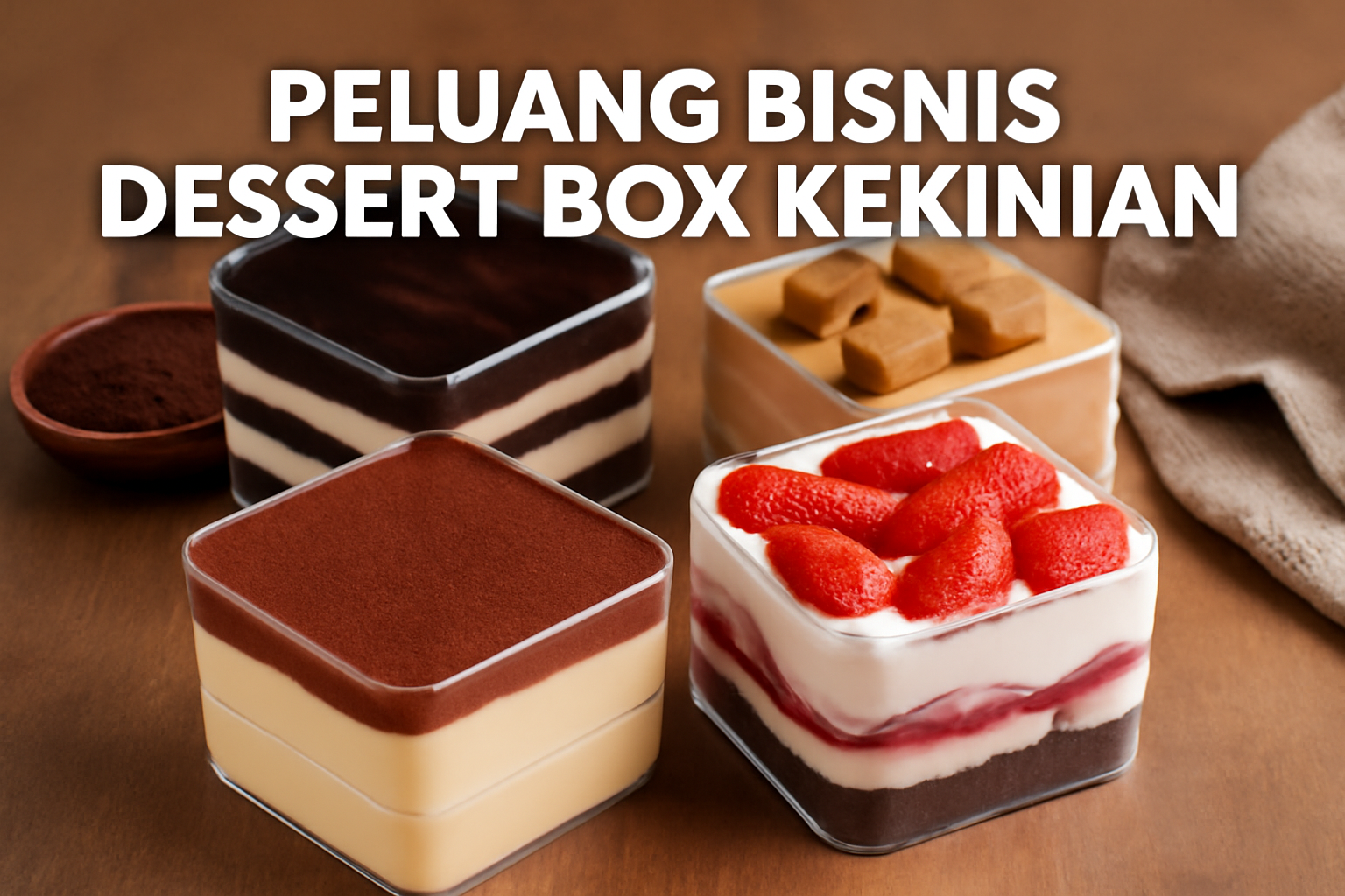 Peluang Bisnis Dessert Box Kekinian