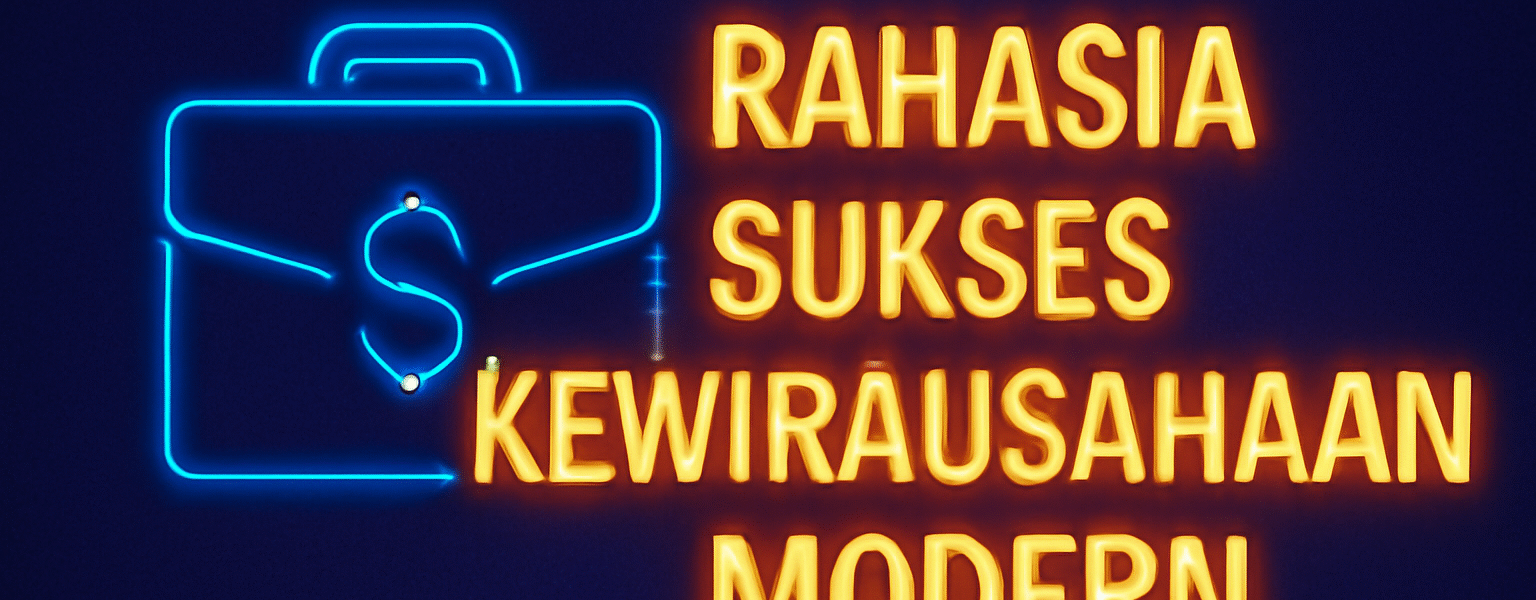 Rahasia Sukses Kewirausahaan Modern