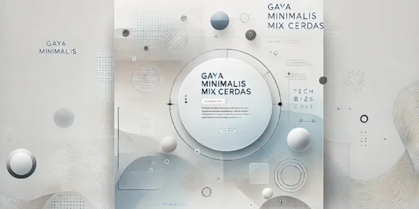 Gaya Minimalis Mix Cerdas