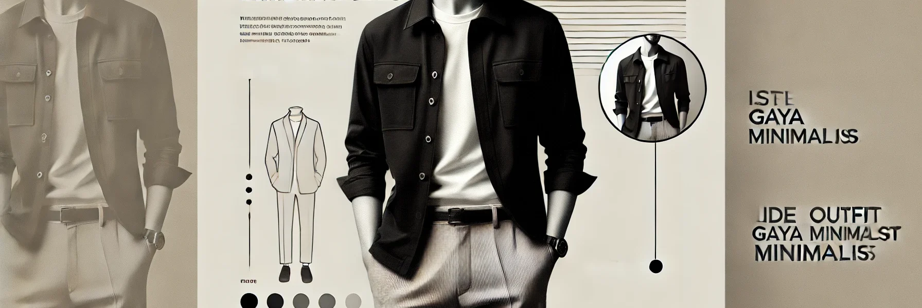 Ide Outfit Gaya Minimalis