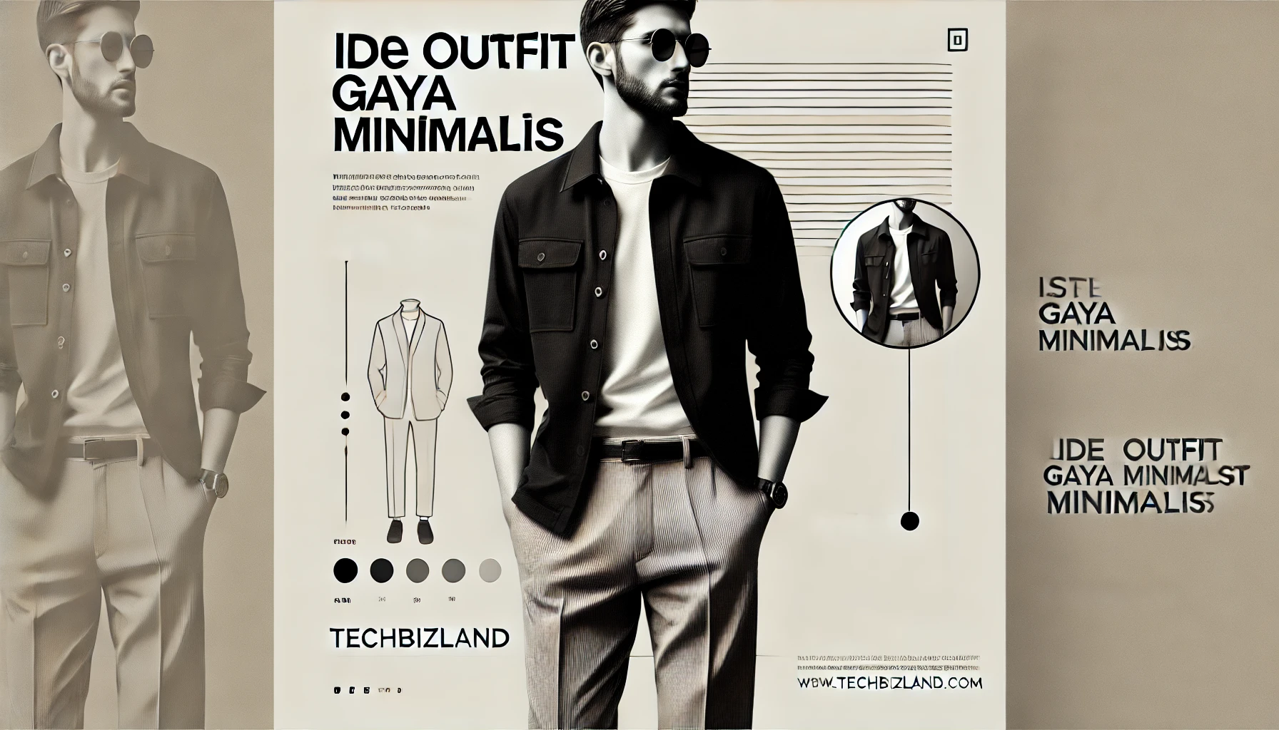 Ide Outfit Gaya Minimalis