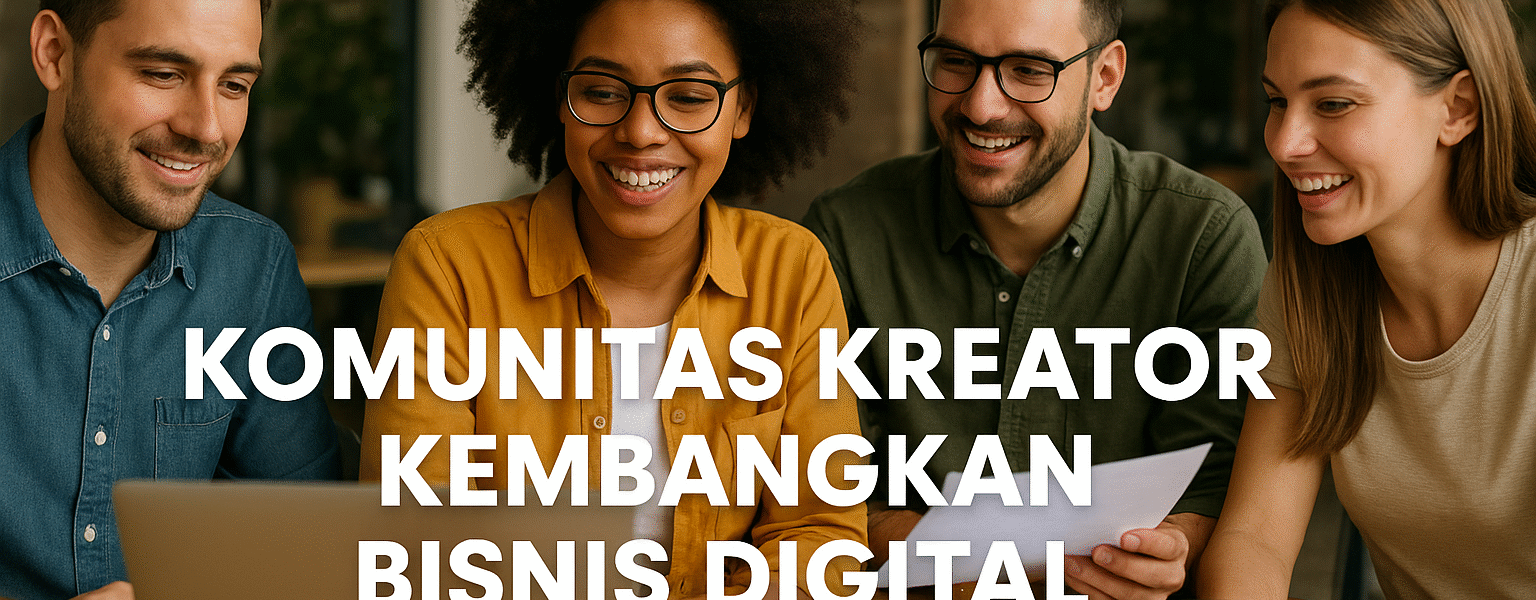 Komunitas Kreator Kembangkan Bisnis Digital