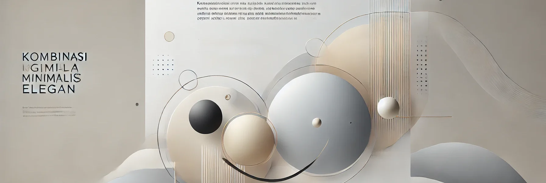 Kombinasi Gaya Minimalis Elegan
