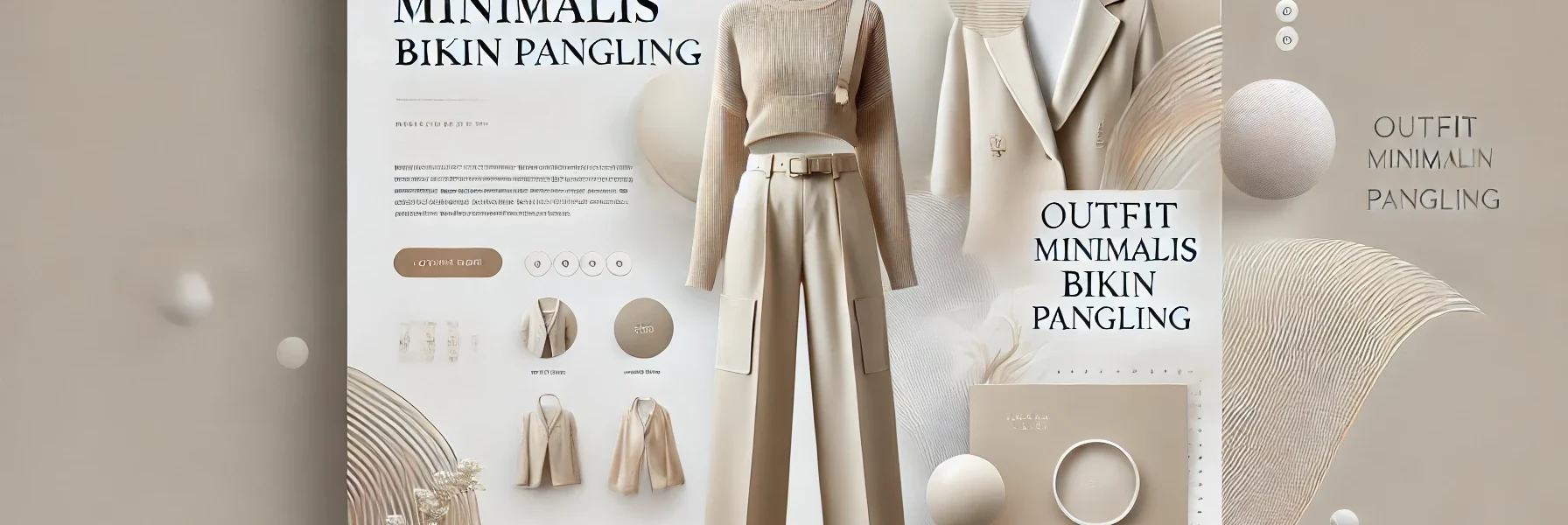 Outfit Minimalis Bikin Pangling