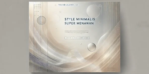 Style Minimalis Super Menawan