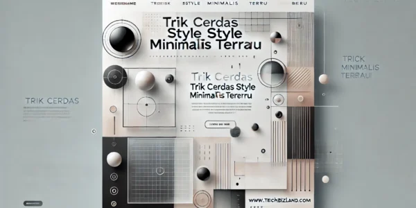 Trik Cerdas Style Minimalis Terbaru