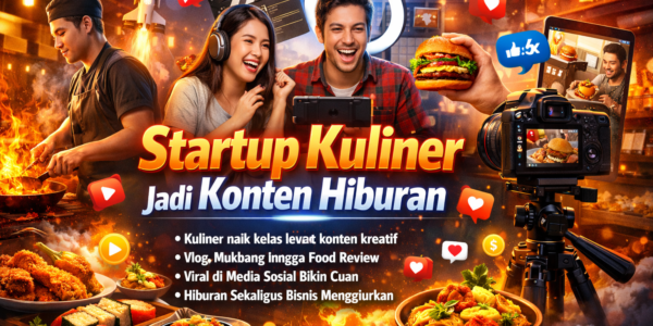 Startup Kuliner Jadi Konten Hiburan