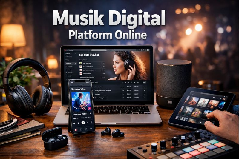 Musik Digital Platform Online