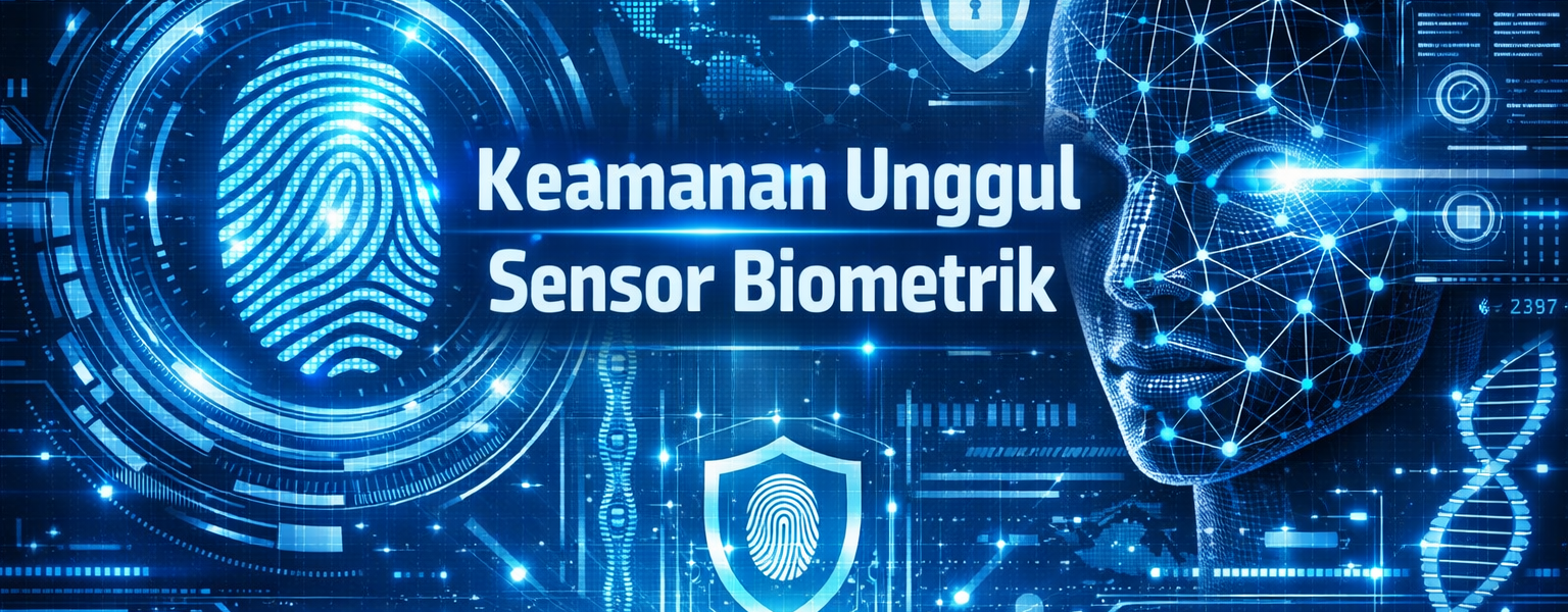 Keamanan Unggul Sensor Biometrik