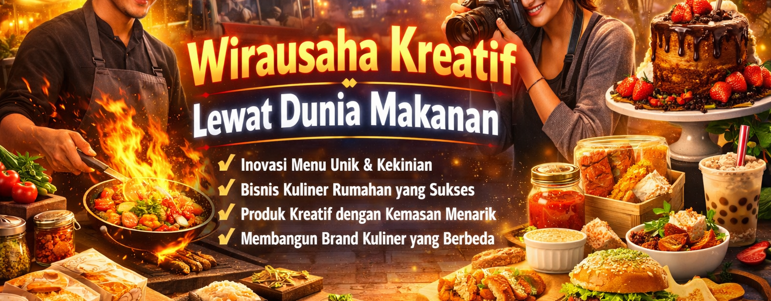 Wirausaha Kreatif Lewat Dunia Makanan